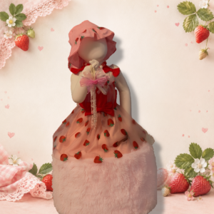 Robe enfant fraise