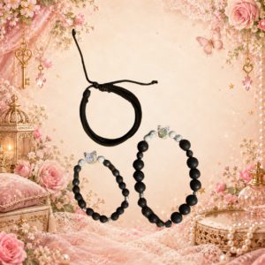 Ensemble bijoux garçon noir