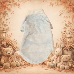 Chandail manteau doux bleu pâle pour sphynx